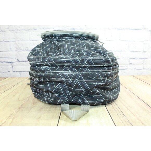 LL Bean Unisex Adult Weatherproof Deluxe Book Pack 37L Backpack Black Triangles - Picture 5 of 12